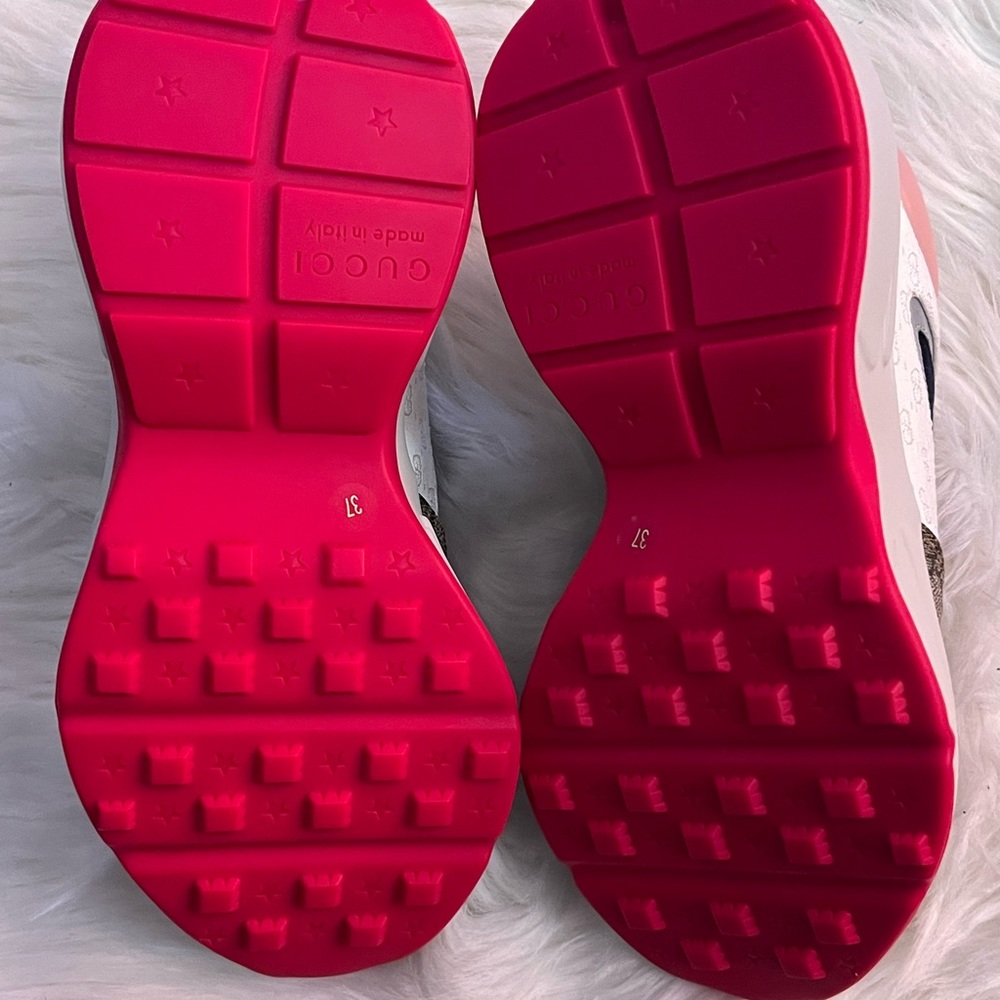 Gucci Web Canvas Mignon Sneakers - Picture 5 of 6